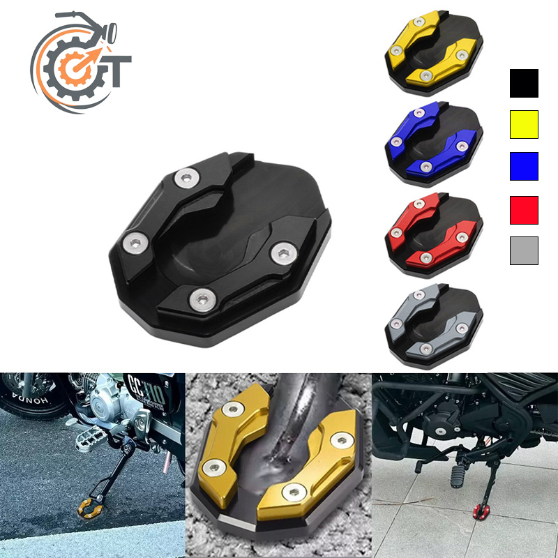 Xmax Tech Max Accessories - アクセサリープレートキックスタンドフットエンラージャーヤマハ X-MAX XMAX300 XMAX125 250 300