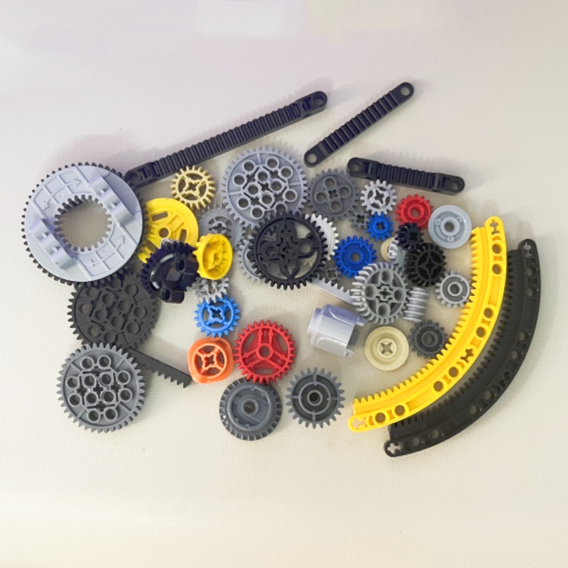 Tech Accessories To Gift - DIY用のmocビルディングブロック、互換性のあるアクセサリー、機械的な組み合わせ、ハイテクビルディングブロック、小型粒子、ギアシリーズ、ハイテク