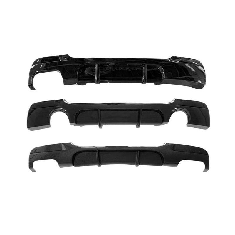 Accessories Tech Pack - 高品質Mパックカーアクセサリー グロスブラックMTボディキット M-Techボディキット MPリアリップディフューザー BMW 3シリーズ