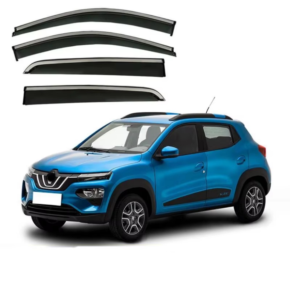 Tech Accessories Dacia - ルノー・クウィッド・クライマーE-Tech・シティK-ZE、ダチア・スプリング・エレクトリック用ウィンドウバイザー、雨除け外装パーツ、ボディキットアクセサリー