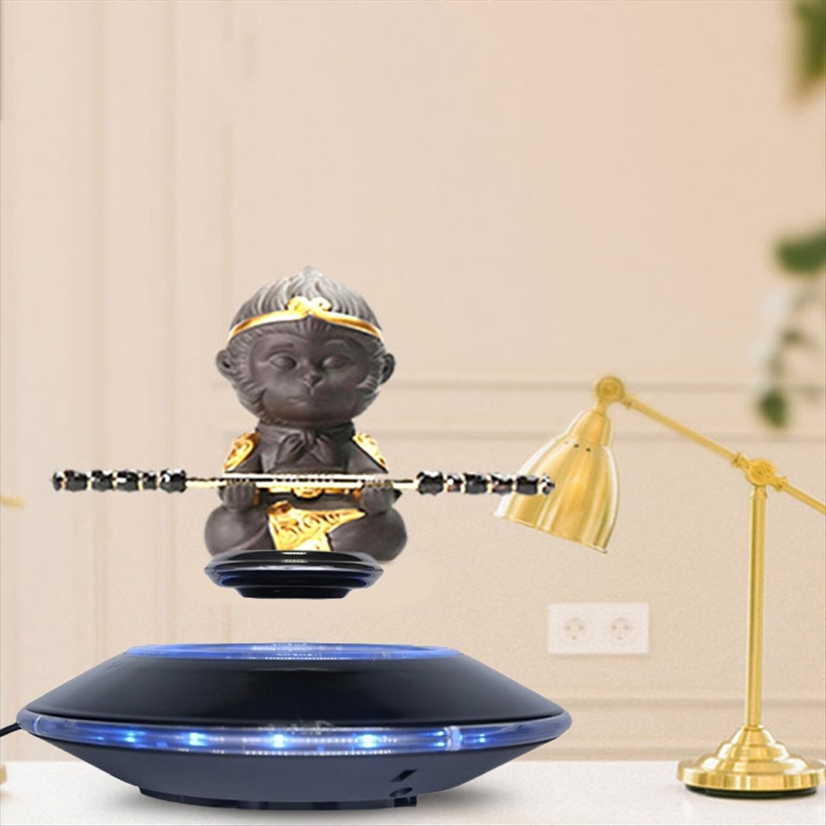 Tech Accessories To Gift - T1088C-磁気浮上ディスプレイスタンド テクノロジー愛好家への理想的なギフト 眼鏡や手持ちアイテムに最適 EUプラグ ホット