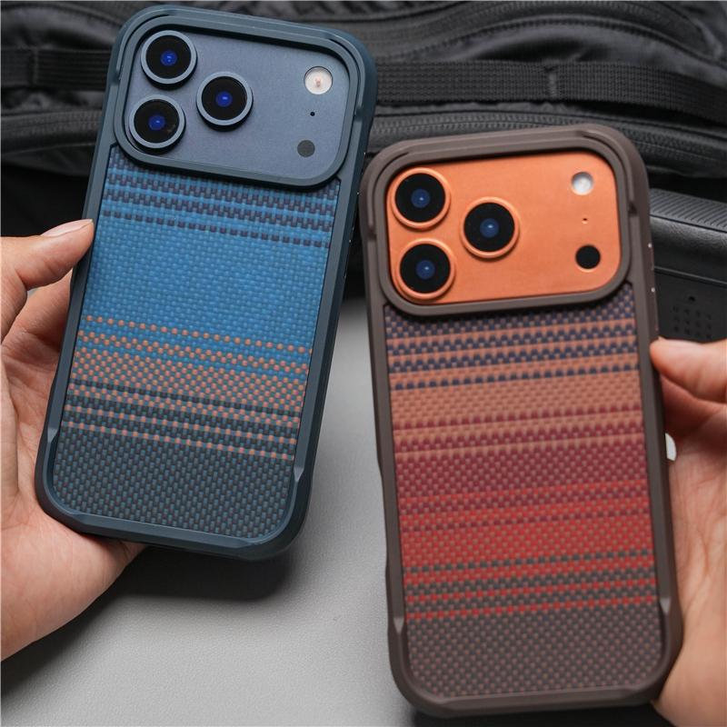 オリジナル幾何学模様テック織り磁気ケース iPhone 17 - Tech Accessories Hard Case のレビューと価格