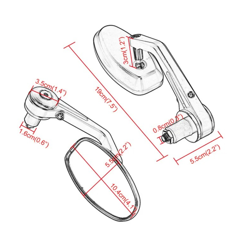 7/8'22mm オートバイ CNC アルミハンドルバーエン - Xmax Tech Max Accessories のレビューと価格