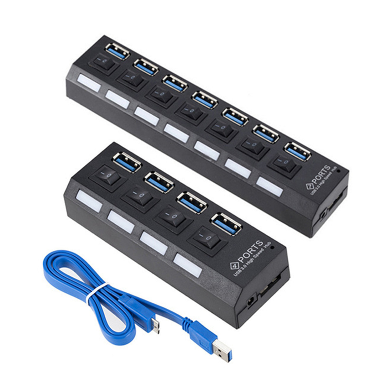 Usb 3.0ハブ5 5gbpsの高速マルチusbスプリッタ - Usb Hub 7 Port のレビューと価格