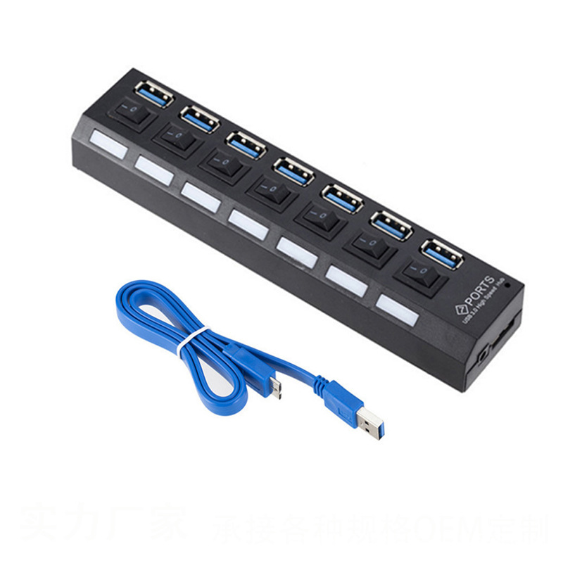Usb 3.0ハブ5 5gbpsの高速マルチusbスプリッタ - Usb Hub 7 Port のレビューと価格