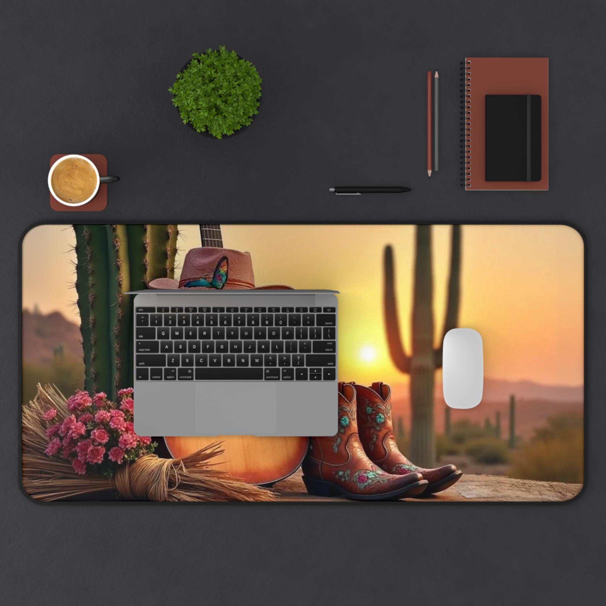 デザートギターマウスパッド、サボテンギター愛好家へのギフト、 - Tech Accessories To Gift のレビューと価格