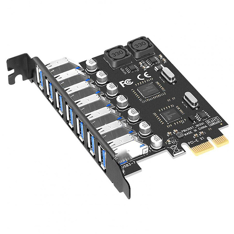 新型2026 7ポートUSB 3.2 Gen1拡張カード P - Usb Hub 7 Port のレビューと価格