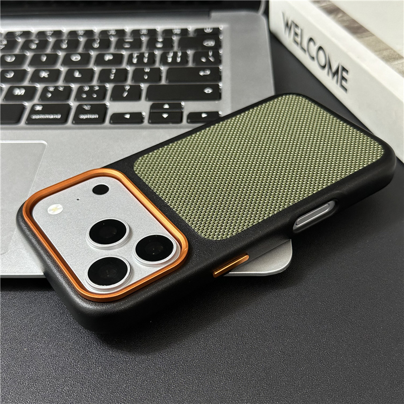 高級テック織りキャンバス磁気 PU レザーケース iPhon - Tech Accessories Hard Case のレビューと価格