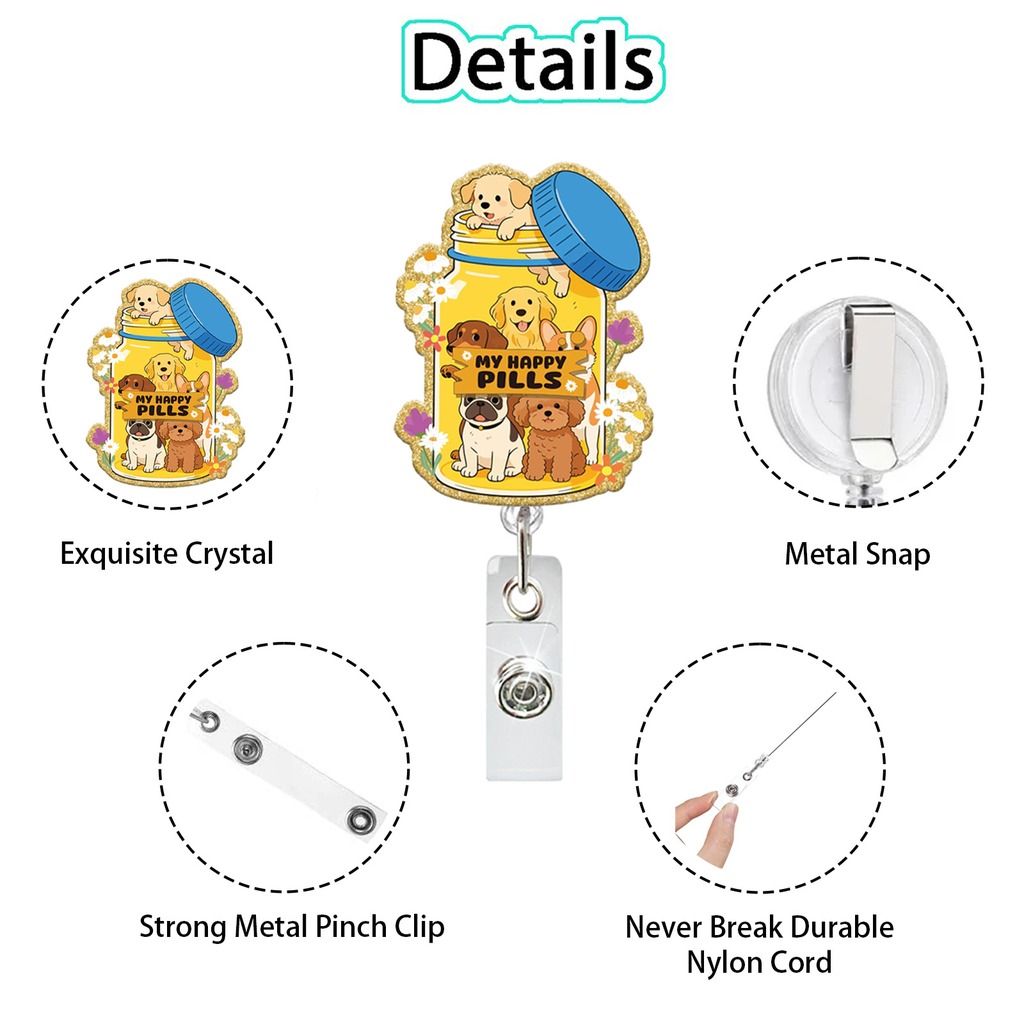 面白いナースバッジリール、ゴミ箱火災、コーヒー、血液バッグ、 - Xray Tech Accessories のレビューと価格