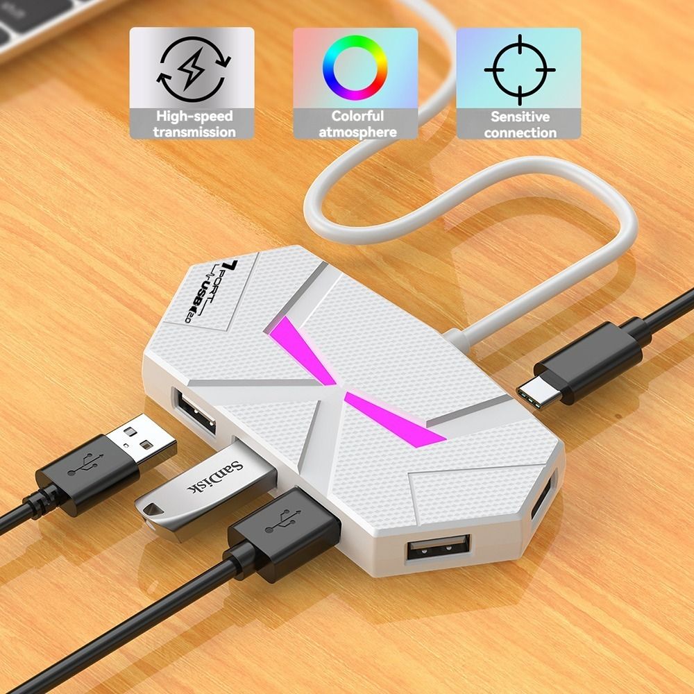 4/7 ポート USB ドッキングステーション タイプ C  - Usb Hub 7 Port のレビューと価格