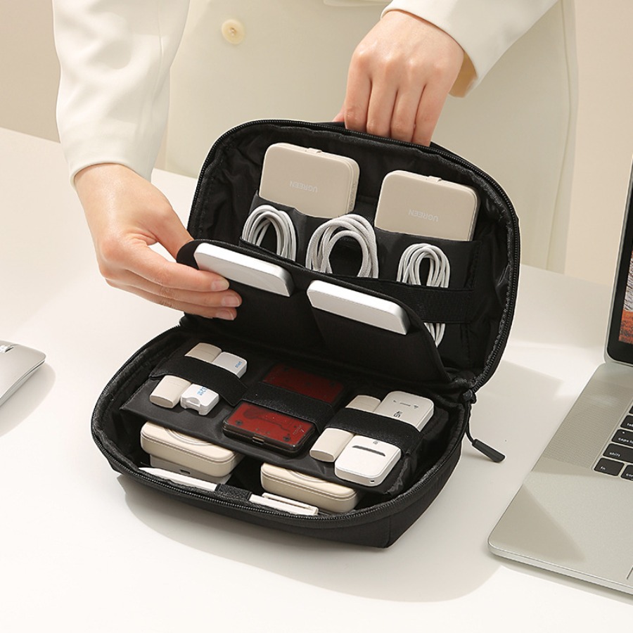 ポータブルトラベルコードオーガナイザー、電子機器収納ケース（ - Tech Accessories To Gift のレビューと価格