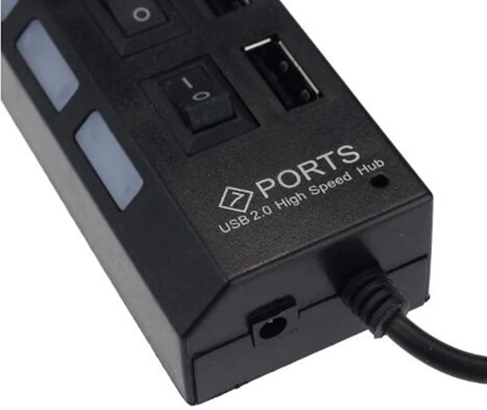 7 ポート USB 2.0 ハブスプリッターラップトップコン - Usb Hub 7 Port のレビューと価格